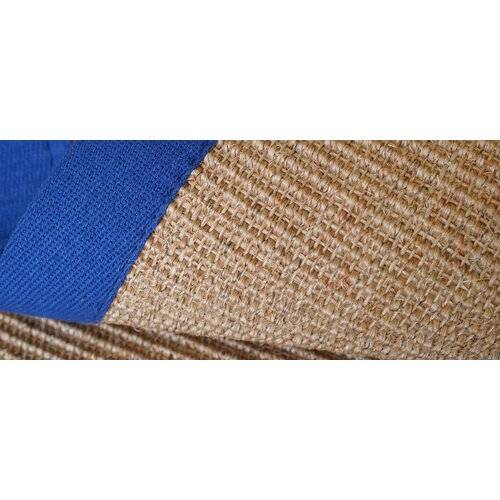 nuLOOM Natura Royal Blue Herringbone Rug