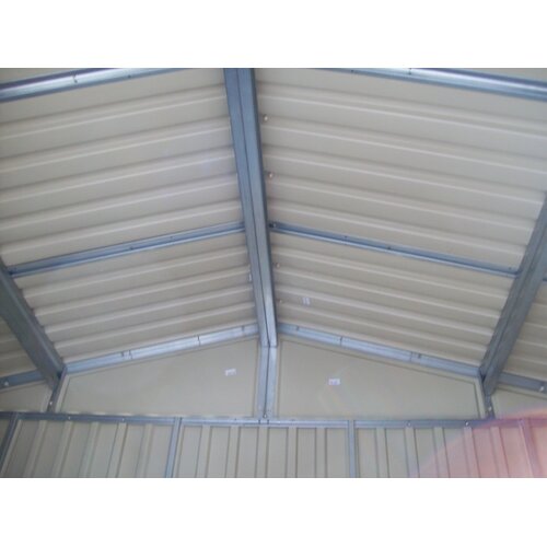 Duramax Teton 6 ft D x 10 5 W Vinyl Garage Shed