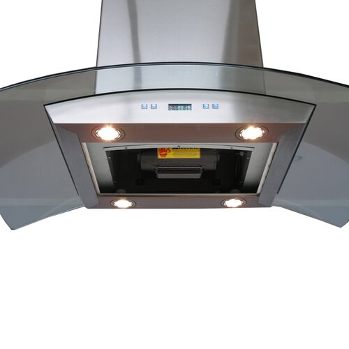 Cavaliere 36 900 CFM Stainless Steel Island Mount Range Hood