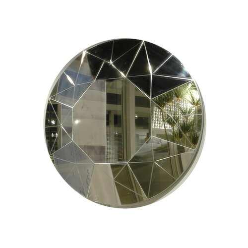 Star International Ritz 48 H x 48 W Facet Wall Mirror