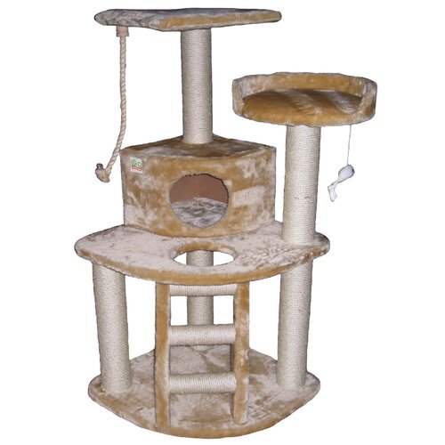 Go Pet Club 47.5 Faux Fur Cat Tree