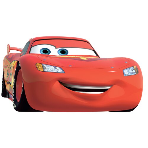 Room Mates Cars Lightning McQueen Number 95 Giant Wall Decal & Reviews ...
