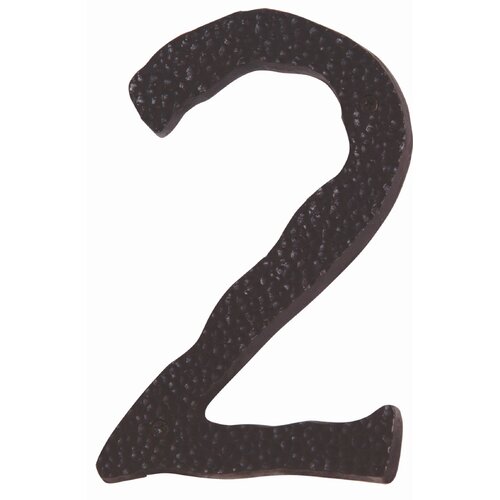 Atlas Homewares 5.5 Large Hammered House Numbers