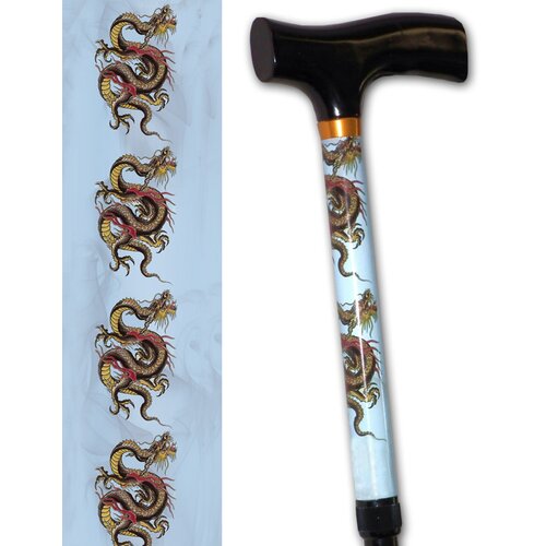 Rebel Canes Blue Dragon Cane