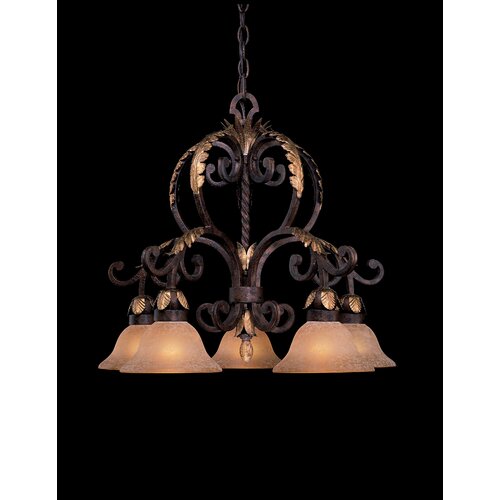 Metropolitan by Minka Zaragoza Chandelier in Golden Bronze