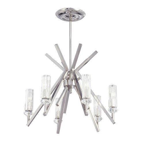 Metropolitan by Minka Fusano 6 Light Chandelier