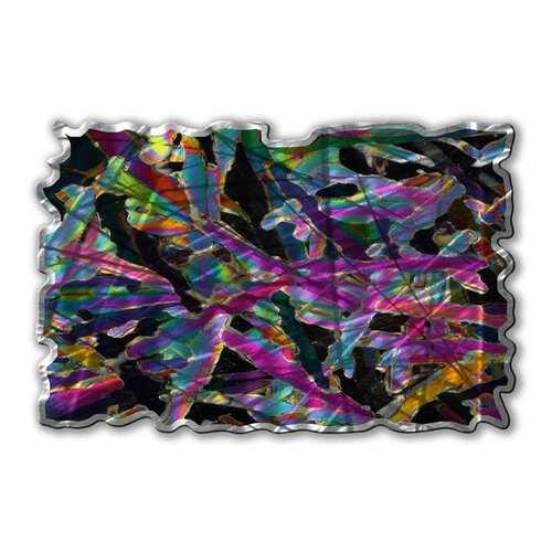 All My Walls Kaleidoscopic Figures Abstract Wall Art   23 x 35