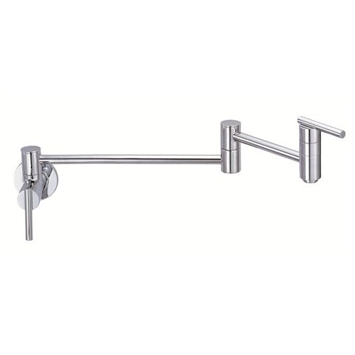 Parma Single Handle Wall Mount Pot Filler Faucet by Danze