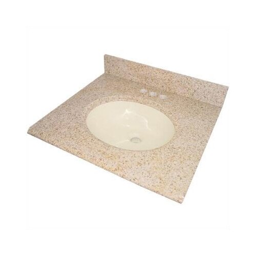 Pegasus 25, 31, 37, 49 or 61 Beige Granite Vanity Top with