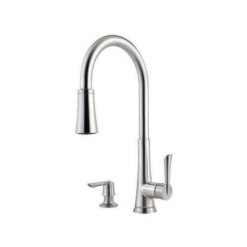 Price Pfister Mystique One Handle Widespread Pull Out Kitchen Faucet