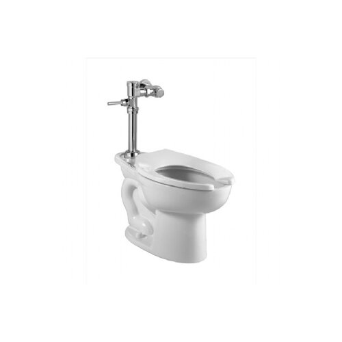 Madera Manual System Flush Valve 1.28 GPF Elongated 1 Piece Toilet