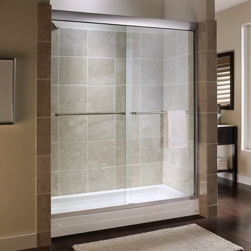 American Standard Custom Tuscany Frameless Bypass Shower Door