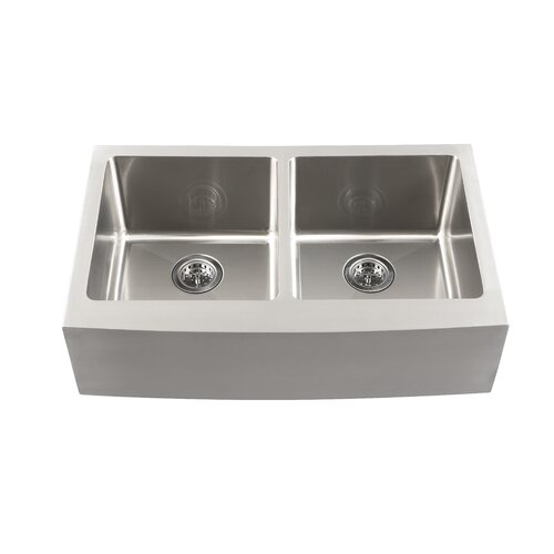 Schon 30 x 18.5 Double Bowl Farmhouse Kitchen Sink