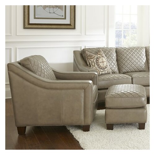 Steve Silver Furniture Wellington Arm Chair and Ottoman