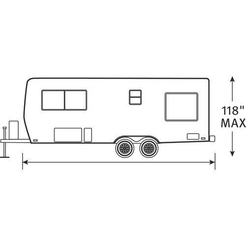 Classic Accessories Overdrive PermaPro Travel Trailer Cover