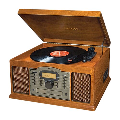 Crosley Troubador Record Player in Paprika