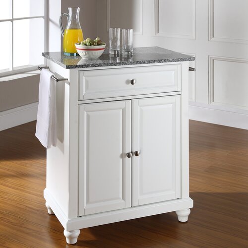 Crosley Cambridge Kitchen Island with Granite Top