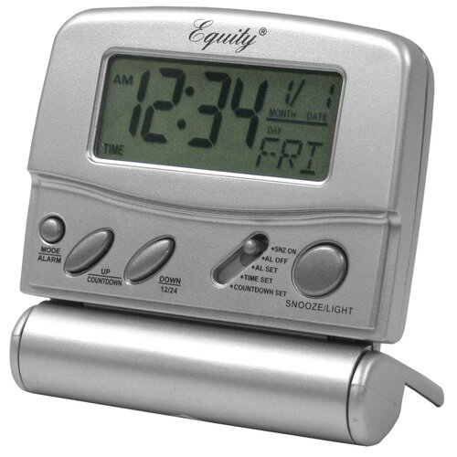 La Crosse Technology Equity Travel Fold up Alarm Clock