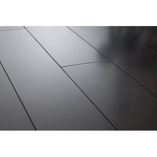 Jasper Stained Semi Gloss 4 1/4 Solid Maple Flooring in Graphite