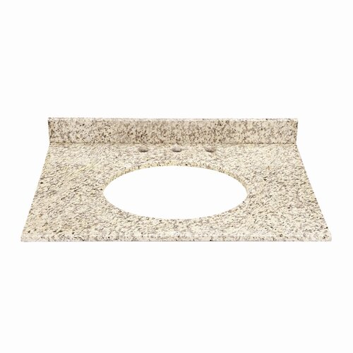 DecoLav Jordan 31 x 22 x 0.75 Granite Vanity Top with Backsplash