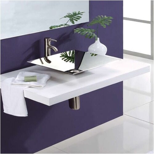 DecoLav Square Vessel Sink   1285 P