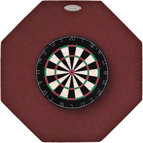 Dart Stop Original 36 Octagonal Backboard in Burgundy