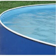 Round Vinyl Blue Liner with Port Hole