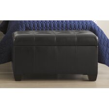 Leather Bedroom Storage Ottoman