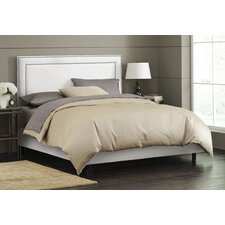 Skyline Furniture Linen Nail Button Tufted Upholstered Headboard