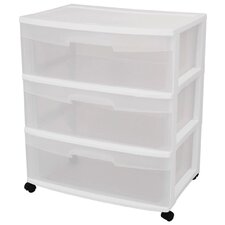 Sterilite 3 Drawer ClearView™ Storage Organizer