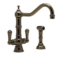 Rohl Perrin and Rowe Mono Two Handle Centerset Kitchen Faucet with