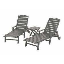 Nautical 3 Piece Chaise Set