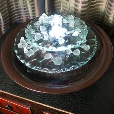 Moonlight Glass Tabletop Fountain