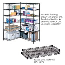 Safco Products Company Industrial Wire Extra Shelves (36 x 24