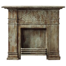 Iron and Tin Fireplace Surround