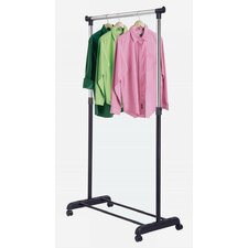 Single Adjustable Garment Rack