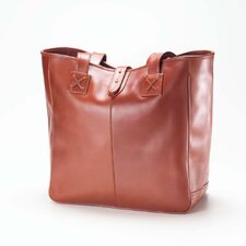 Bridle Oversized Tote in Cognac