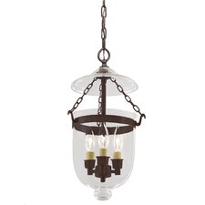 Light Small Bell Jar Foyer Pendant