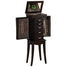 London Jewelry Armoire in Espresso