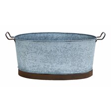 Galvn Metal Oval Tub