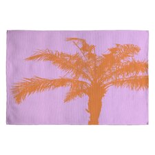 Deb Haugen Orange Palm Novelty Rug