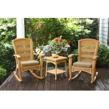 Portside 3 Piece Plantation Rocker Set (Set of 3)