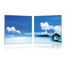 Stupell Industries Azure Breeze Triptych Wall Art