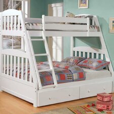 Twin over Full Standard Bunk Bed with Underbed Storage