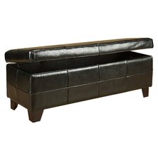 Milano Wood Bedroom Storage Ottoman