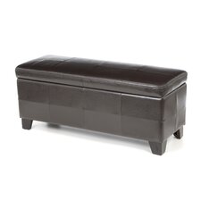 Urban Seating Leatherette Bedroom Storage Ottoman