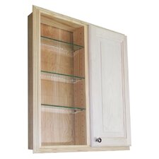 30 Baldwin Recessed Medicine Storage Cabinet with 6 Open Shelf