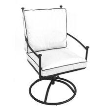 Grayson Swivel Dining Arm Chair with Cushion