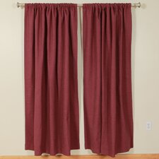 Hot Pepper 1 Rod Pocket Curtain Single Panel