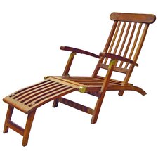 SeaTeak Britannia Folding Steamer Lounge Chair